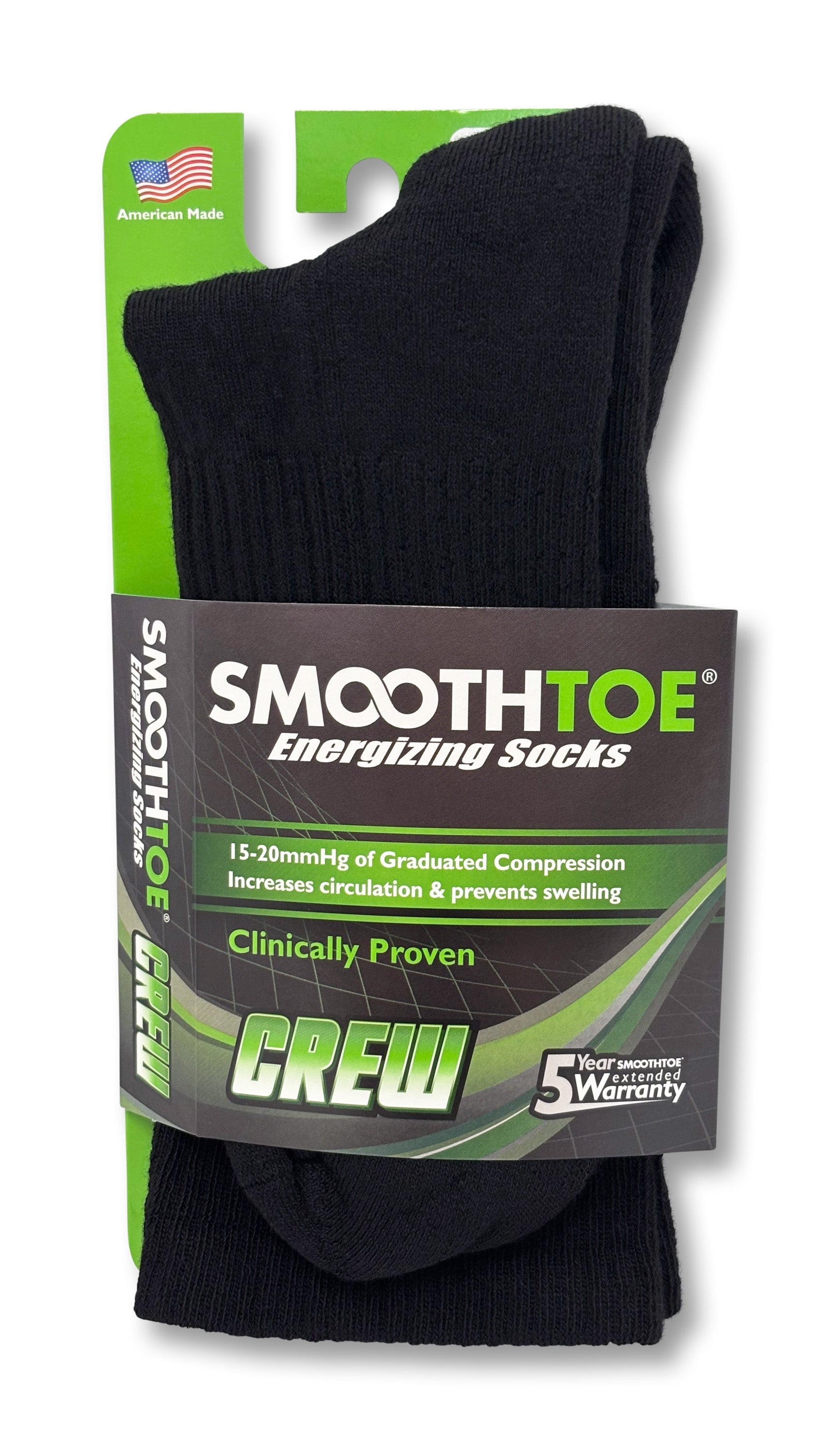 Women's SMOOTHTOE Crew Cut Socks (15-20 mmHg)