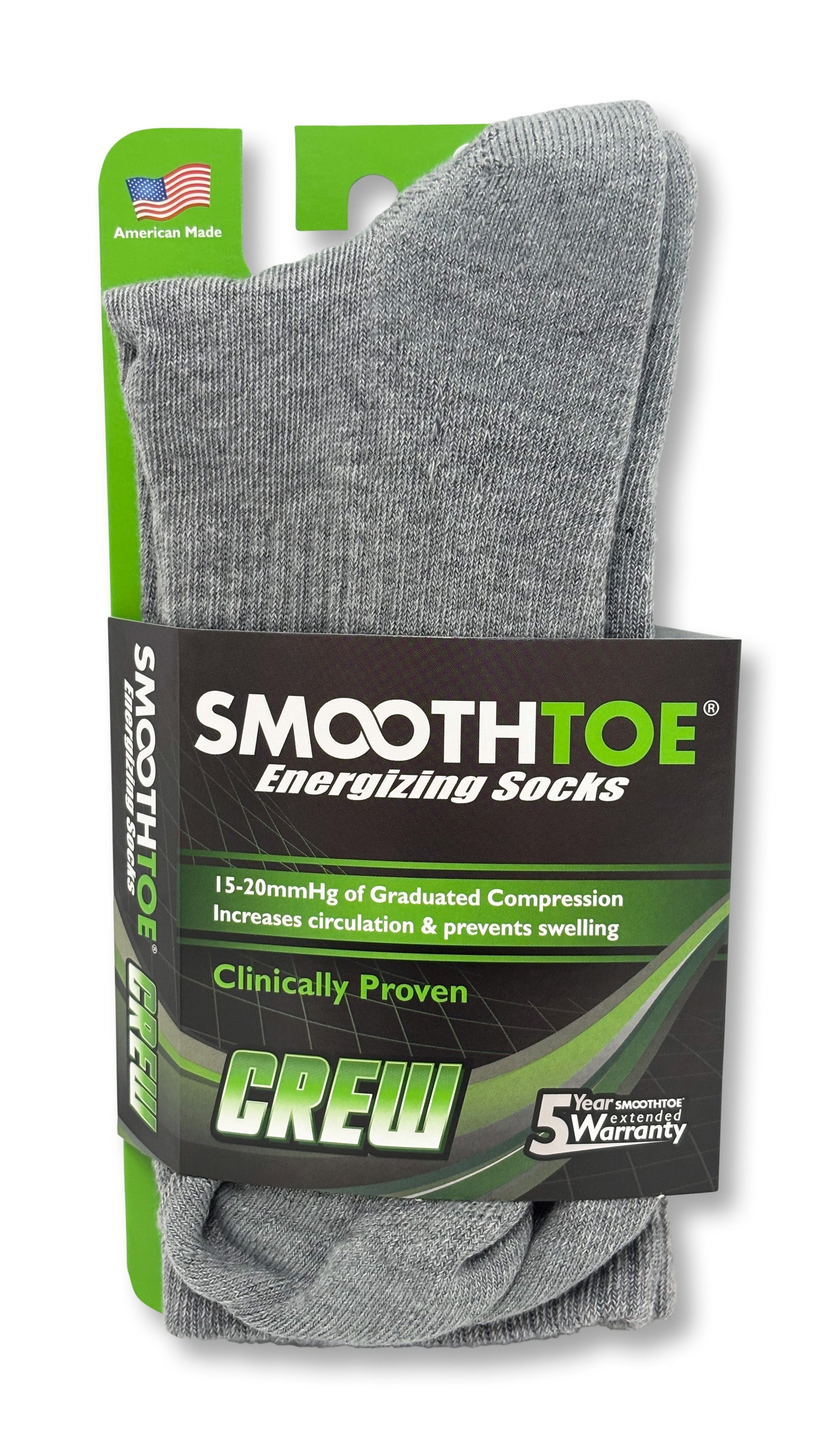 Women's SMOOTHTOE Crew Cut Socks (15-20 mmHg)