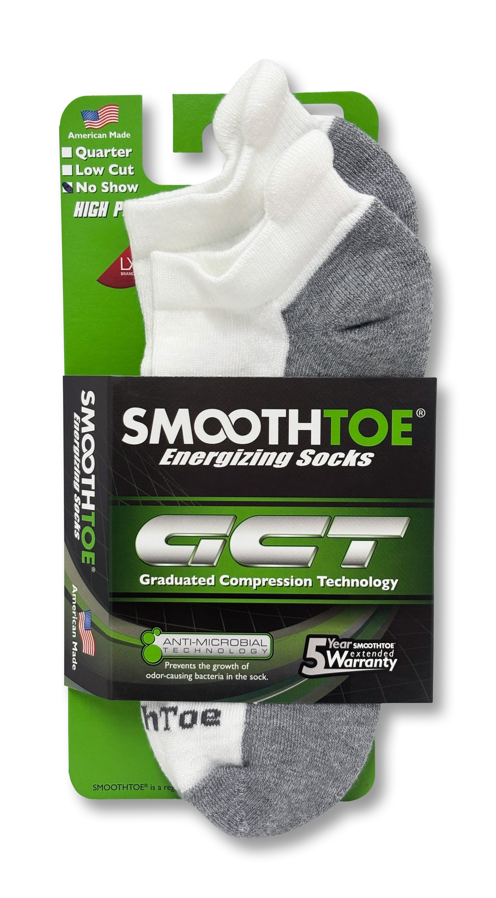 Womens SMOOTHTOE No Show Socks
