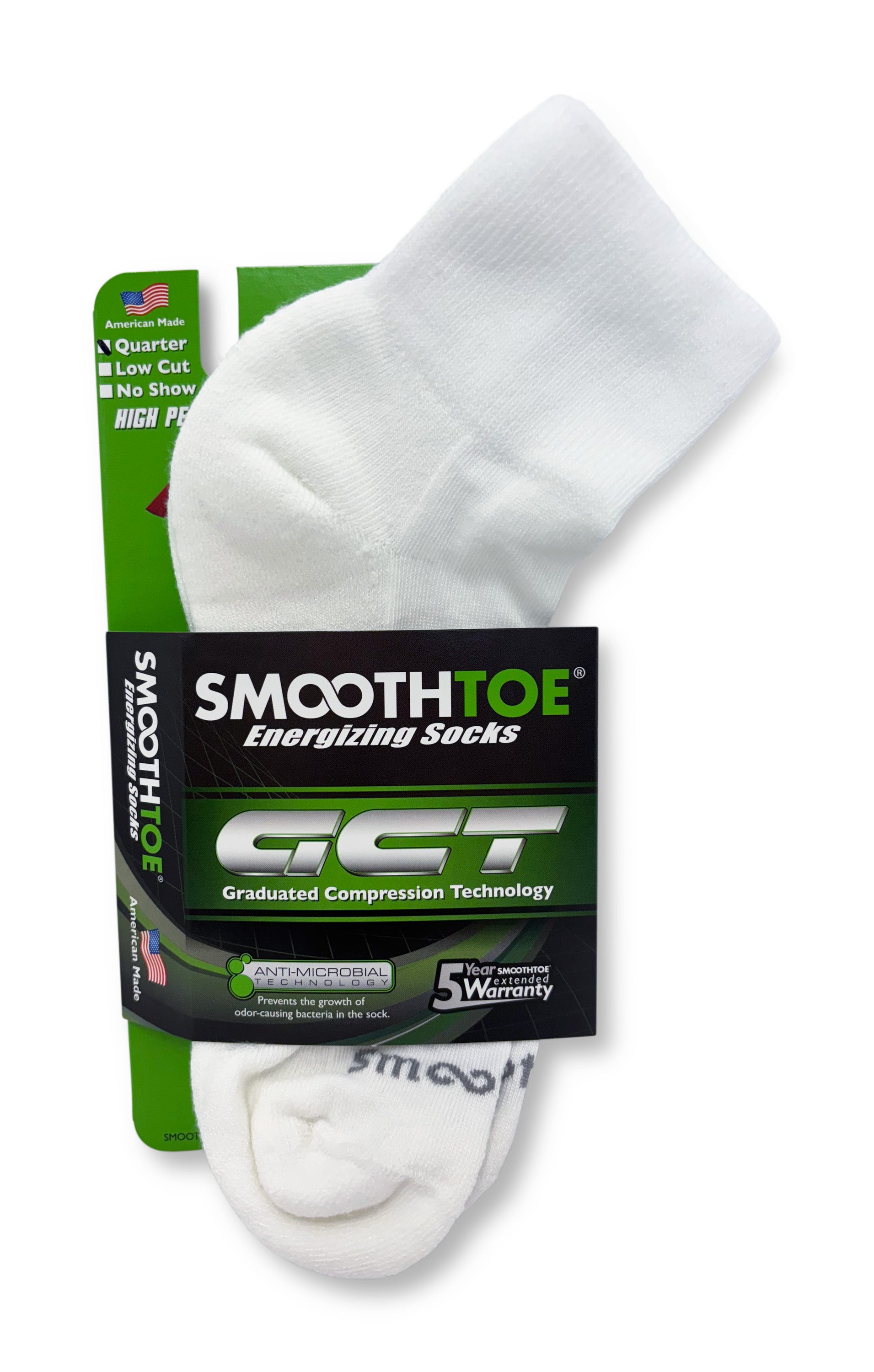 Womens SMOOTHTOE Quarter Socks